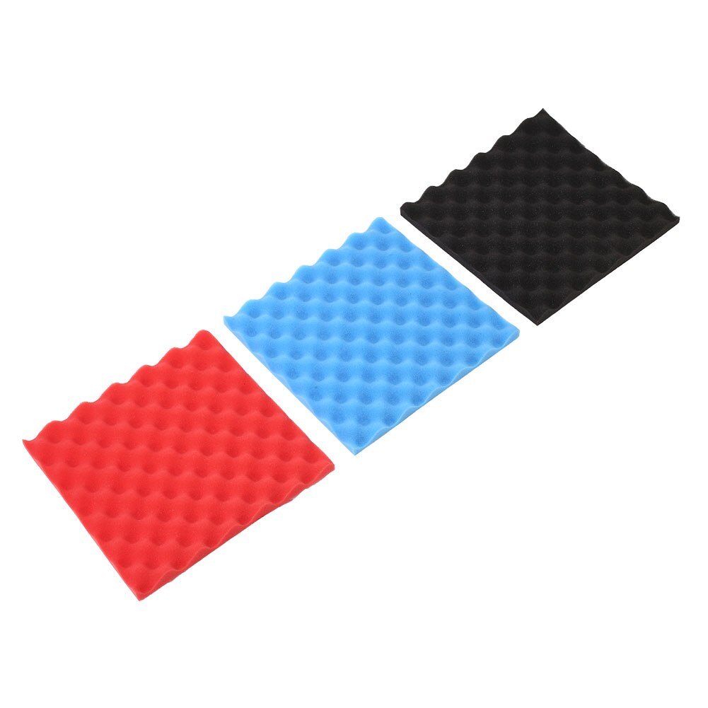 Forma de huevo, baldosas insonorizadas, azulejos con absorción de sonido, pegatina de espuma para decoración del hogar, estudio de oficina, silencio, negro, rojo y azul