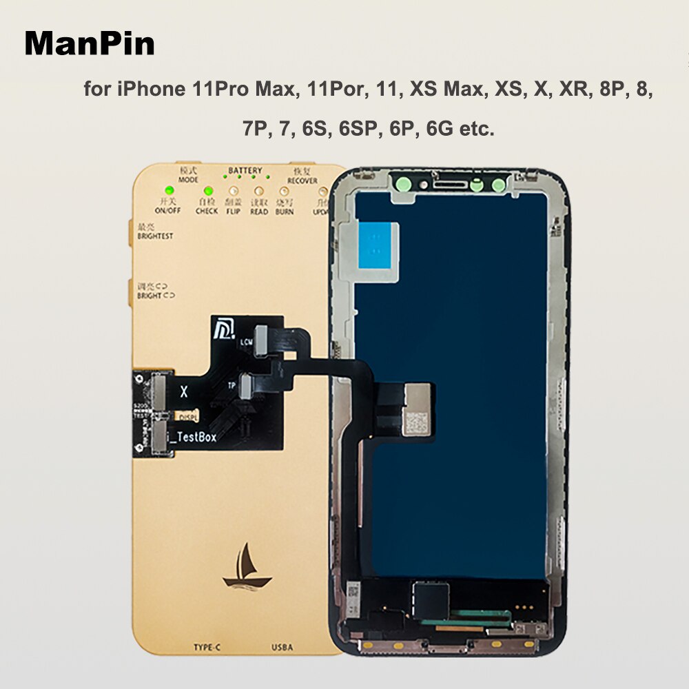 Testeur d'écran LCD DL S200, pour iPhone 11Pro MAX XS X 8 7 6S Plus, capteur de lumière ambiante, True Tone, 3D Touch