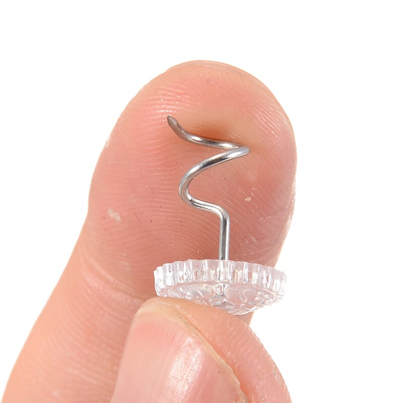 100 sztuk wyczyść głowice wkręty naprawiono zapięcie robić tapicerki koce krzesło sofa udekoruj naprawione luźne draperie szpilki