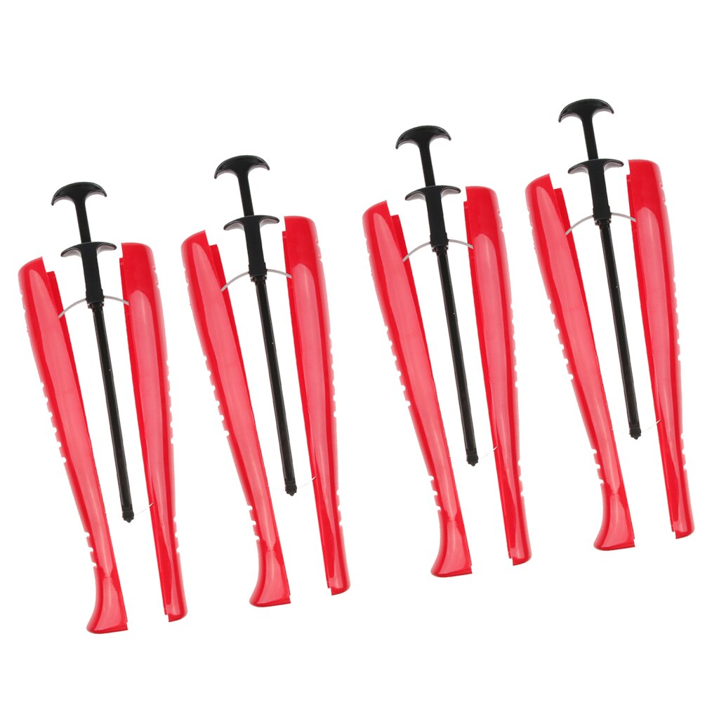 2Pairs Boot Tree Women Shoe Stretcher Automatic Support Organizer 29cm Red