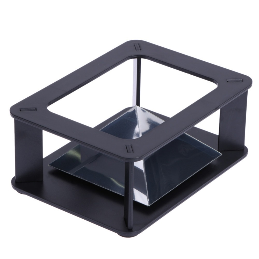 Alloyseed 3D Hologram Display Stand Telefoon Projector Piramide Hologram Display Holografische Showcase Voor 3.5-6Inch Mobiele Telefoon