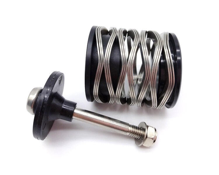 BMX Bicycle Modified Rear Shock For Brompton 3Sixty Spring Suspension Metal Folding Bike Shocks Absorber: Steel axis