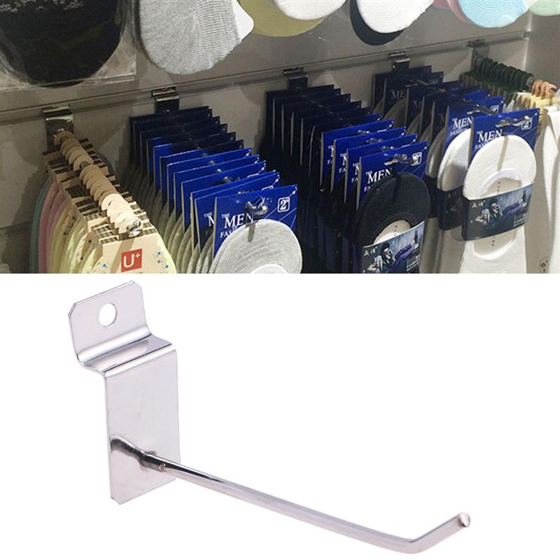 20Pcs Retail Store Display Hooks Panel Display Hooks Durable Gridwall Slatwall Hooks for Retail Store Home Garage