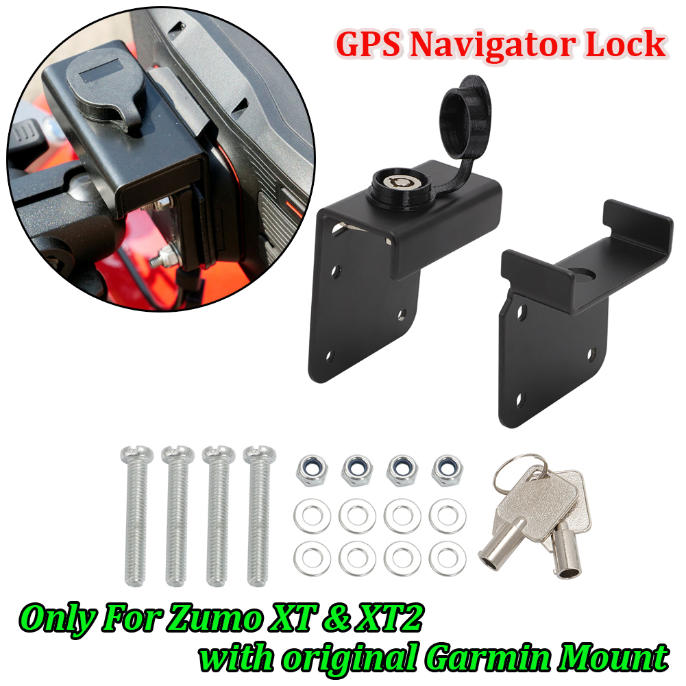 Für Garmin Zumo XT & XT2 Halterung GPS Navigator sperren Bausatz Aluminium Verriegelung Halterung Motorrad Zubehör
