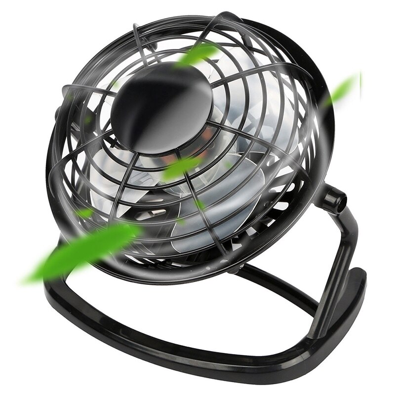 USB Mini Fans Operation Super Mute Silent for PC / Laptop / Notebook Portable DC 5V Small Desk USB Cooler Cooling Fan