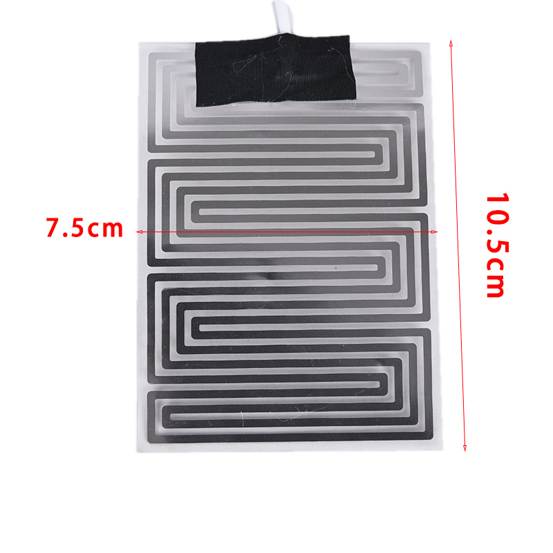 3.7V~5V Carbon Fiber Heating Pad Hand Warmer USB Heating Film Electric Winter Infrared Fever Heat Mat
