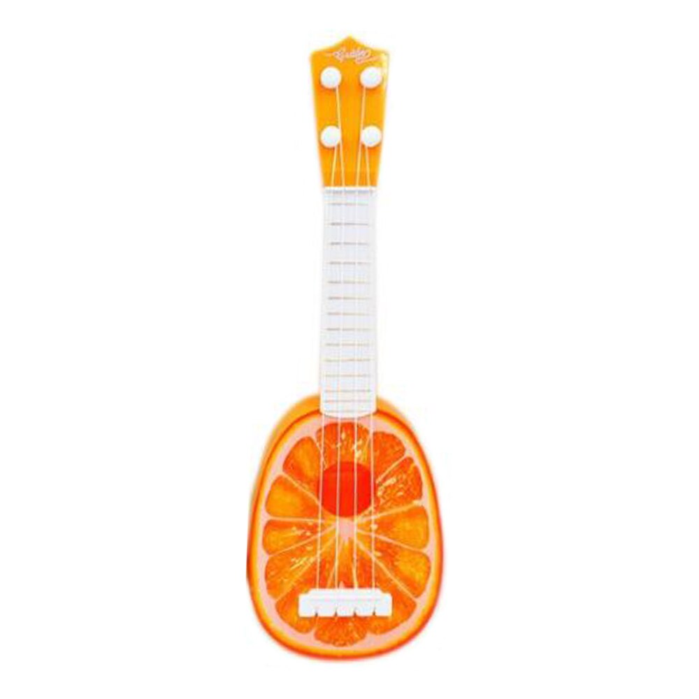 Mini Ukulele Kids Toy Simulation Guitar Musical Children Pretend Play Game Child Interest Training Musical Instrument: Gray