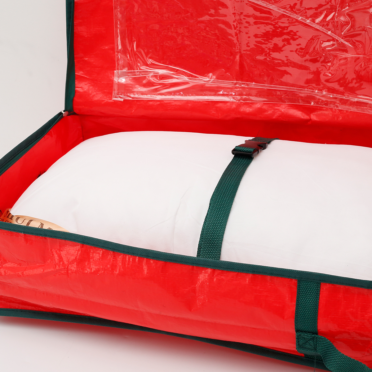 Christmas Wrap Storage Bag Waterproof Underbed Storage Organizer with Reinforced Handles Xmas Wrapping Paper Storage Box