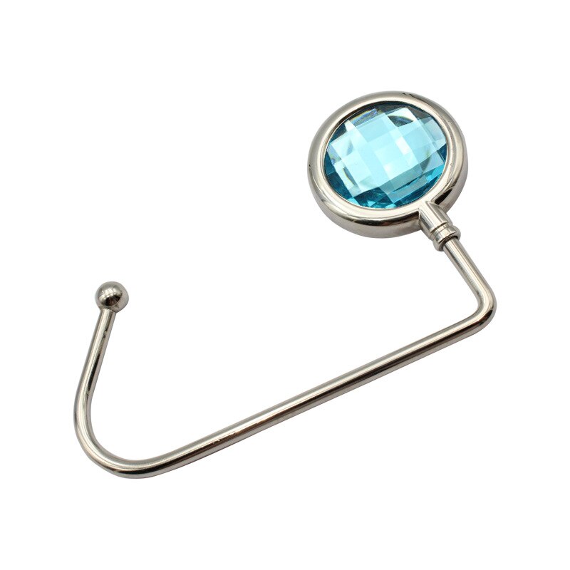Cintre pratique de Table en alliage de Zinc, décoratif léger, multifonction, pour la maison, crochet antidérapant permettant de gagner de l'espace, droit: 0008