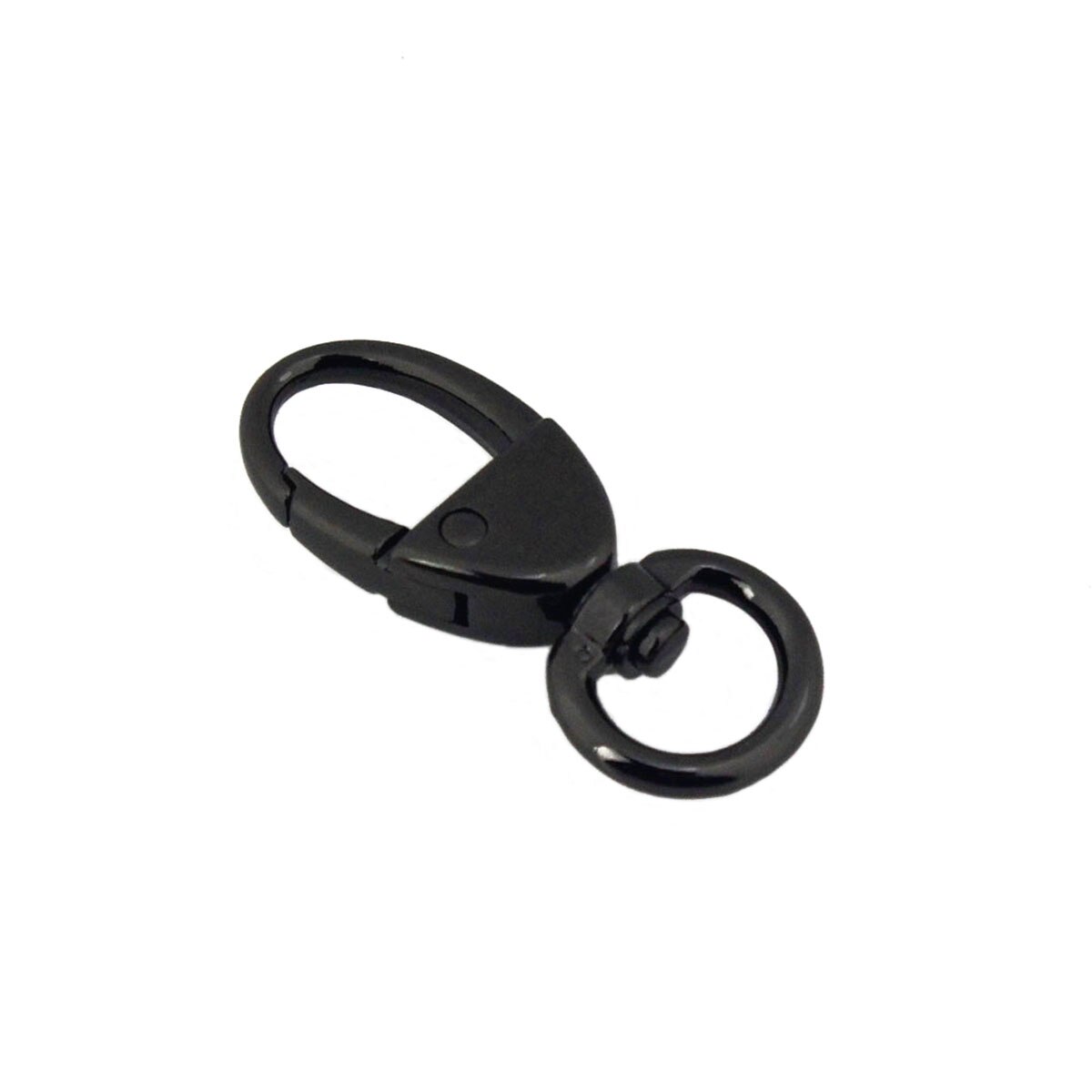 1Pcs Metal Stijl Swivel O-Ring Oog Karabijnhaak Trigger Sluitingen Clips Voor Diy Leather Craft Bag riem Riem Singels Sleutelhanger 12Mm: Antique Copper