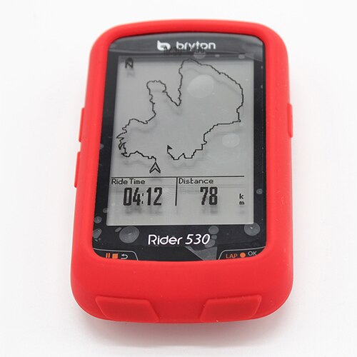 Funda protectora de goma de silicona para bicicleta, a prueba de golpes, para Bryton 530, Accesorios para ordenador GPS,: red
