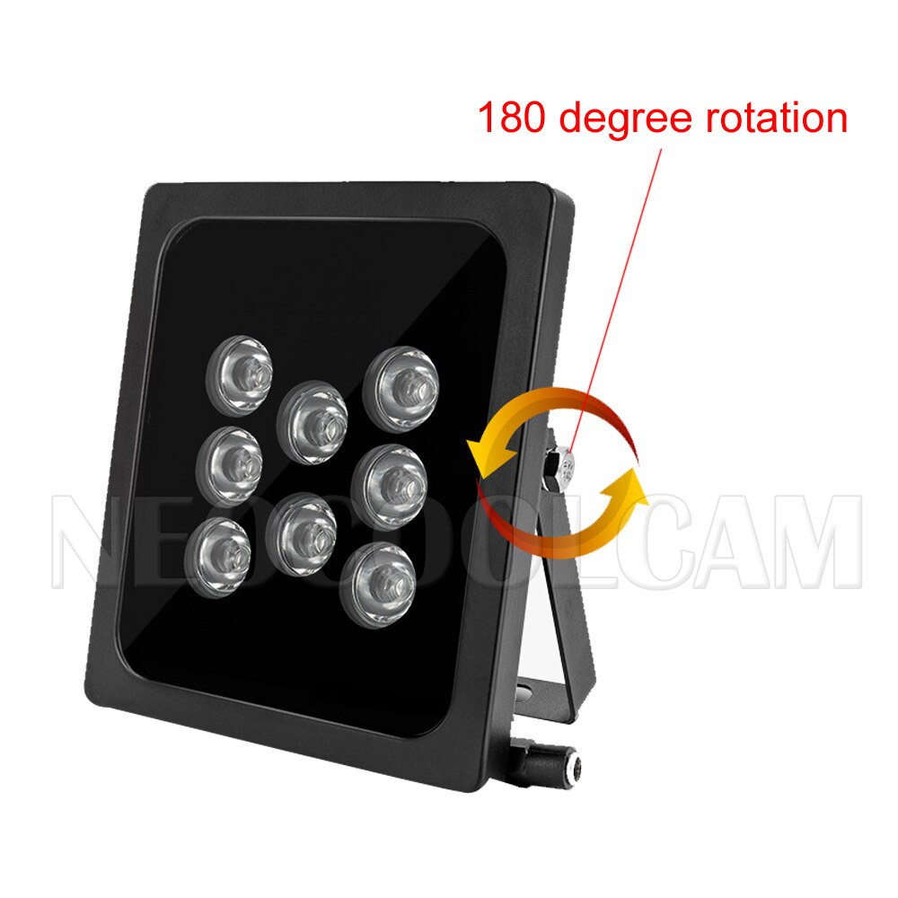 NEOCoolcam 100m IR distance 8pcs Array IR Illuminators infrared Light LED Waterproof Night vision IR Fill Light for CCTV Cam