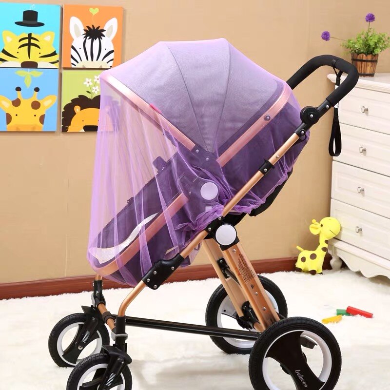 1Pc Baby Kinderwagen Moskito Outdoor Baby infant Kinder Kinderwagen Kinderwagen Moskito insekt Net: plum