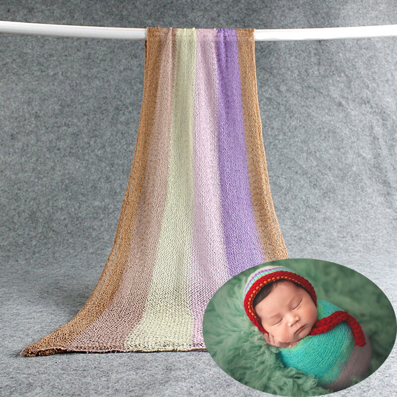 40*150 CM Baumwolle Weiche Wrap Neugeborenen Fotografie Requisiten Baby Kinder Fotografie Wrap Hängematte Swaddling Fotografia