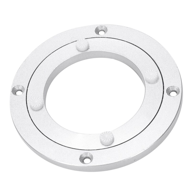 Obrotowy stół obrotowy ze stopu aluminium okrągły stół gładka patera obrotowa (140mm)