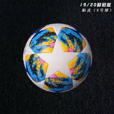 Woman football ball size 5 PU Seamless Soccer Ball Goal Team Match Training Futbol Women Football Cup Sports: Clear