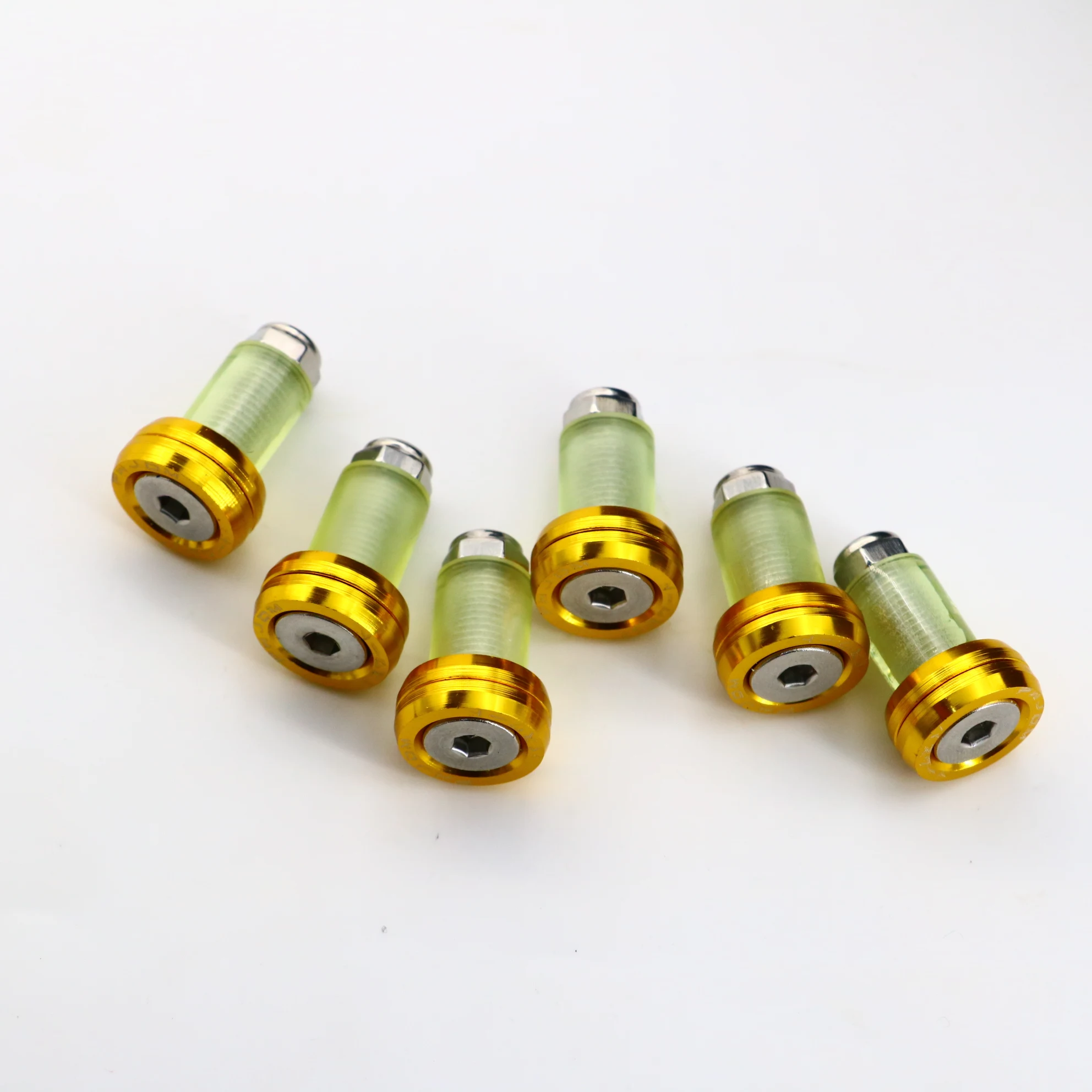 Schieber für DT Thunder II Storm ULTRA2 DT3 Spider Eagle VICTOR Luxus-Schraubdichtung Anti-Stecker-Zubehör für Elektroroller: Licht Gelb