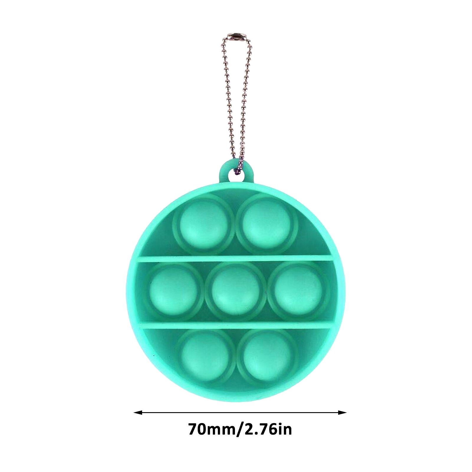 Mini Push Pop Blase Sensorischen Spielzeug Autismus Bedürfnisse Squishy Stressabbau Spielzeug Erwachsene Kind Lustige Anti-stress Pop-es Zappeln Keychain: G