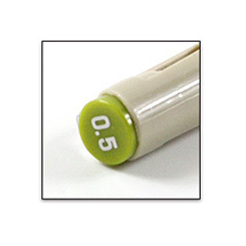 1pcs Colors Micron Line Fineliner Drawing Pen Set 05mm Fine Point Pen Waterproof Technical Pens Markers Sketching Artist Manga: Peach