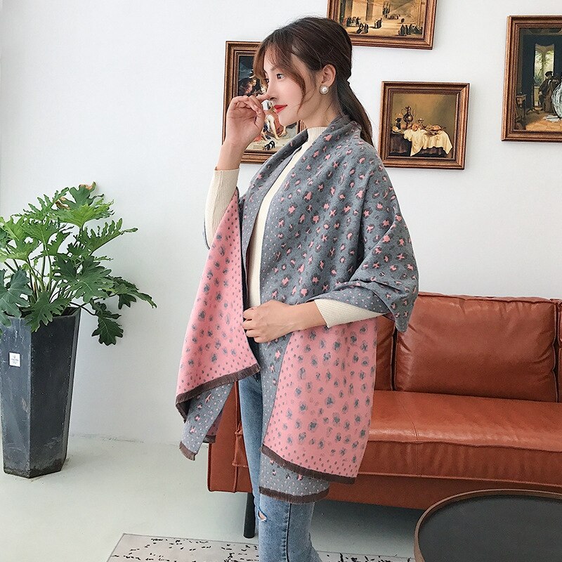 Châle de calèche et épais | Écharpe de calèche, glands épais, style cheval et cachemire, pour le défilé de , poncho, pashmina, hiver: style 9