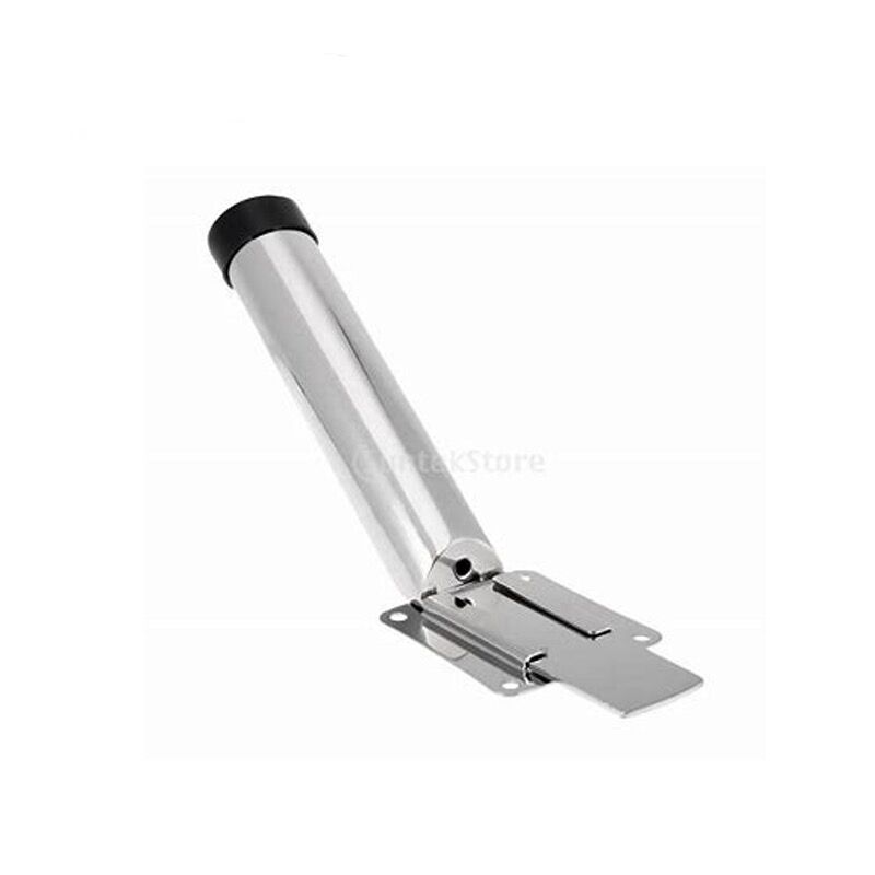 Stainless Steel 30 Degree Mount Angle Slide Mount Removable Fishing Rod Holder