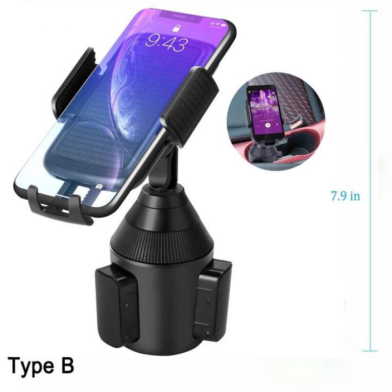 Universal kopholder telefon mount bil sugekop justerbar universal mount holder til telefon bil mobiltelefon mobil smartphone support: Type b