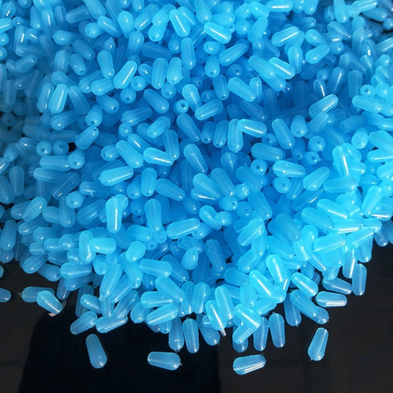 Hochwertige Silikon Raum bohnen sehen karpfen Fliegen fischen blau Silikon Puffer Oval Stopper Angeln schweben Angeln Bobber Zubehör: 0.8 # / verrotten