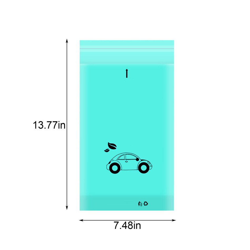 50pcs Car Trash bag Disposable Self-Adhesive Car Biodegradable Trash Rubbish Holder Garbage Storage Bag Vomit Bags Car Trash bin