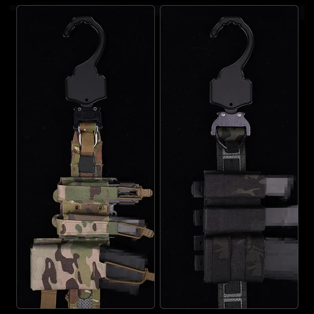 Cabide de caça leve para cintos com fivela cobra, cintura masculina, pendurar armário, exibição de implantação rápida, acessórios de suspensão