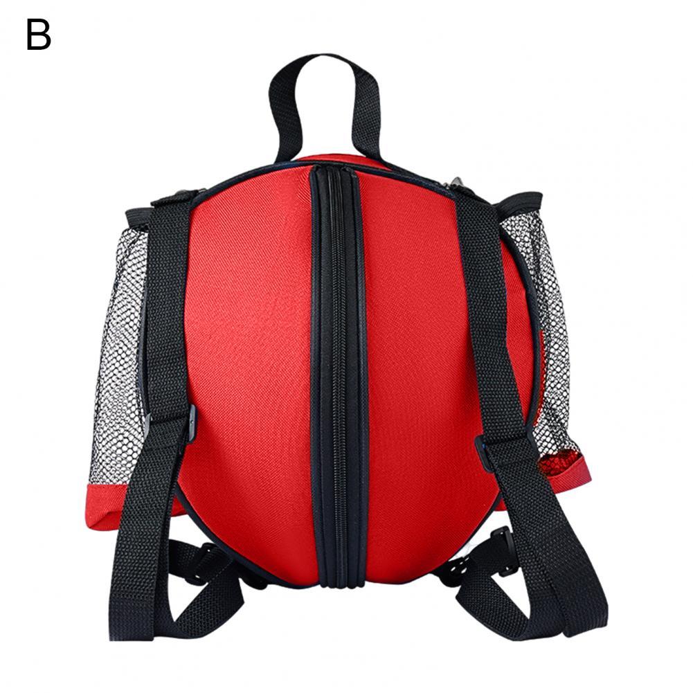 Handige Multi Stijlen Waterdichte Enkele Dubbele Riem Basketbal Draagtas Voor Voetbal Basketbal Tas Basketbal Houder Tas:  Red B