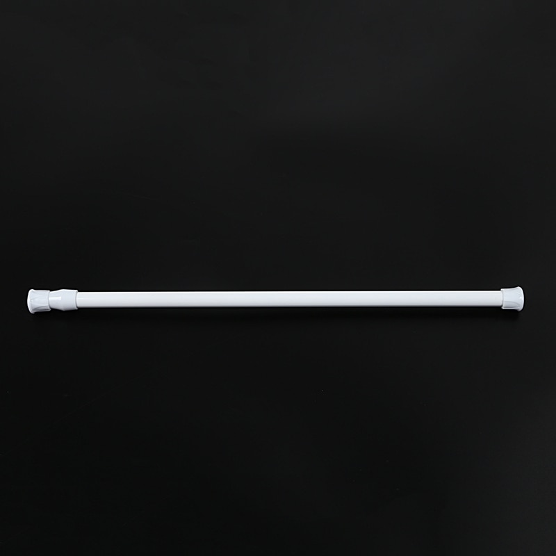 Spring Loaded Extendable Telescopic Net Voile Tension Curtain Rail Pole Rod Rods