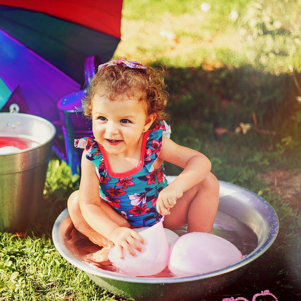 1000Pcs Kleurrijke Water Ballon Handig Water Bubble Bal Set Met Schuim Voor Kinderen Volwassenen Zomer Water Ballon