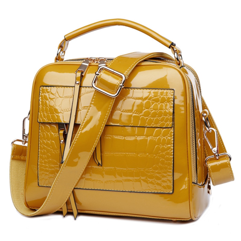 Luksus håndtasker kvinder tasker crossbody tasker til kvinder skuldertaske krokodille læder pung bolsa feminina sac main femme: 4