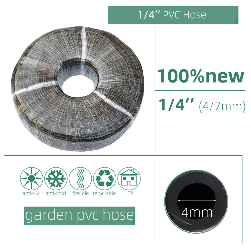 10-50M Tuinirrigatiesysteem 1/4 '' Automatische druppelbewatering Messing Vernevelingsspray 2-IN-1 Huis voor Balcory Yard Kasboerderij