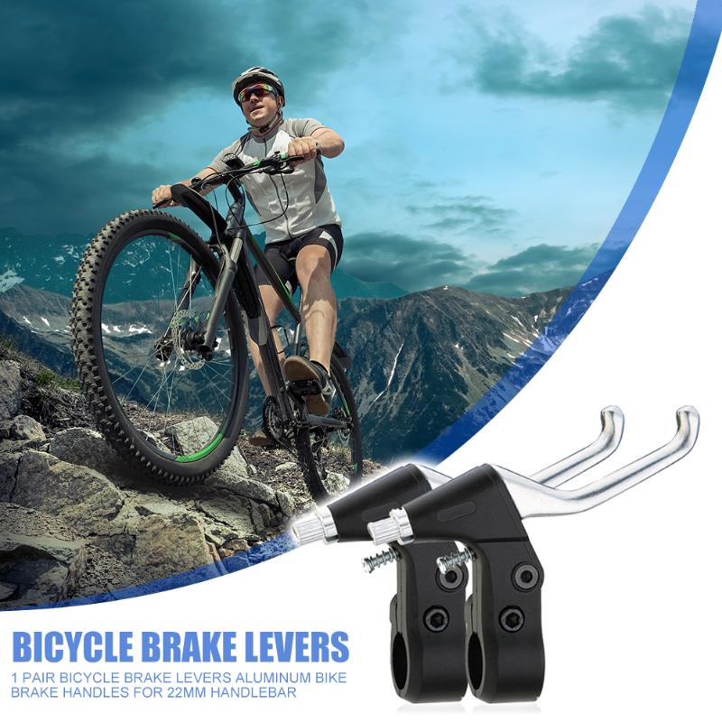 1 paar Fahrrad Bremshebel Aluminium Fahrrad Lenker Brems Griff Hebel für 22mm Fahrrad Lenker Fahrrad Teile