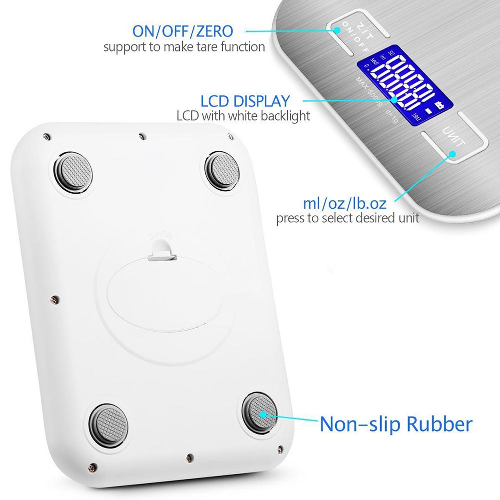 80% Precise Electronic Digital Kitchen Scale 5Kg Food Baking Measuring Tool Weigher Kitchen Scales For Kitchen Tools