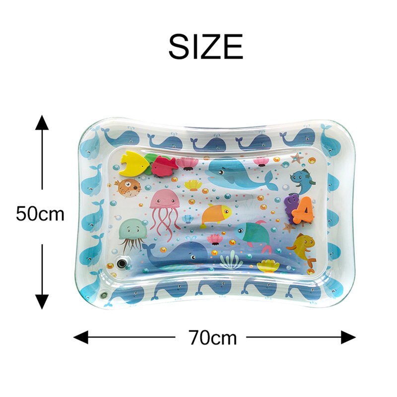 Baby Kids Water Spelen Mat Opblaasbare Thicken Pvc Baby Tummy Tijd Playmat Peuter Leuke Activiteit Spelen Centrum Water Mat Voor baby 'S: 06