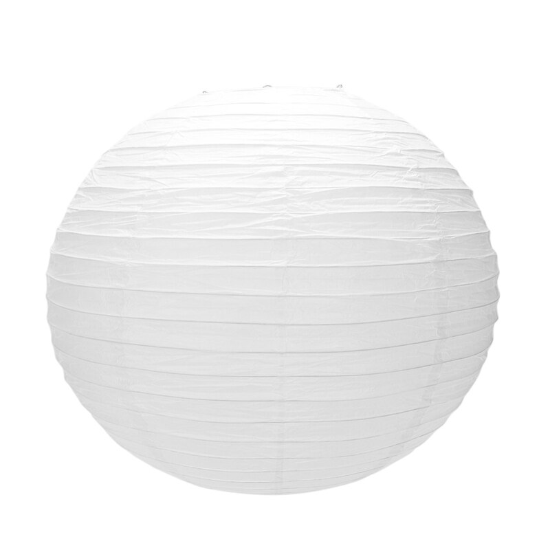 1 X Chinese Japanse Papieren Lantaarn Lampenkap Voor Party Wedding, 50Cm (20 &quot;) Roomwit: Default Title