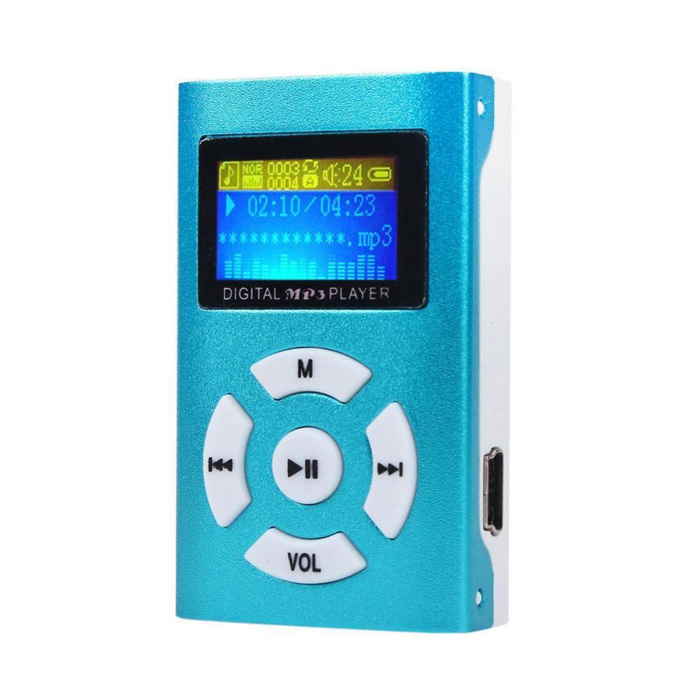 Mini reproductor de música MP3 USB Hifi, pantalla LCD, compatible con tarjeta Micro SD TF de 32GB, deportivo, a la , estilo, , 1 Uds.