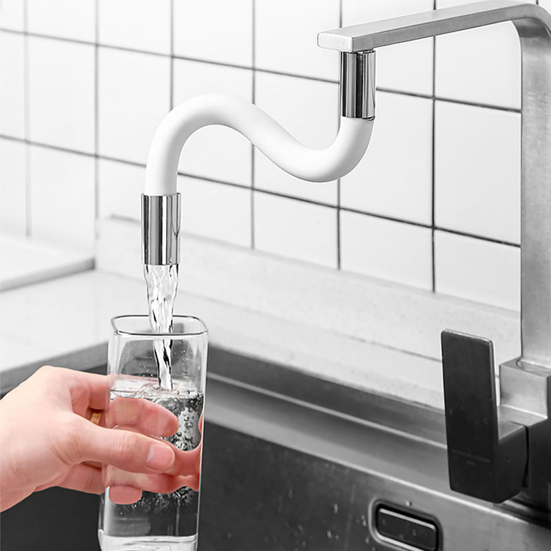 20/30/50CM Wasserhahn Verlängerung Küche Edelstahl Wasserhahn Schlecht flexibel Gummi Auslauf Für Wasserhahn Wasserhahn zubehör
