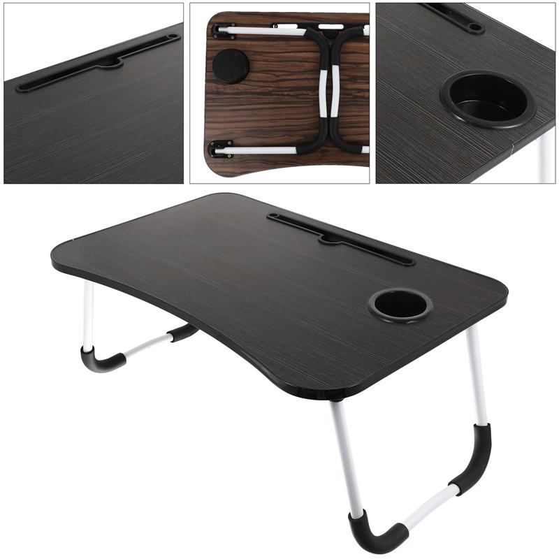 1pc Laptop Table Bedroom Study Desk Home Folding Desk Student Writing Table