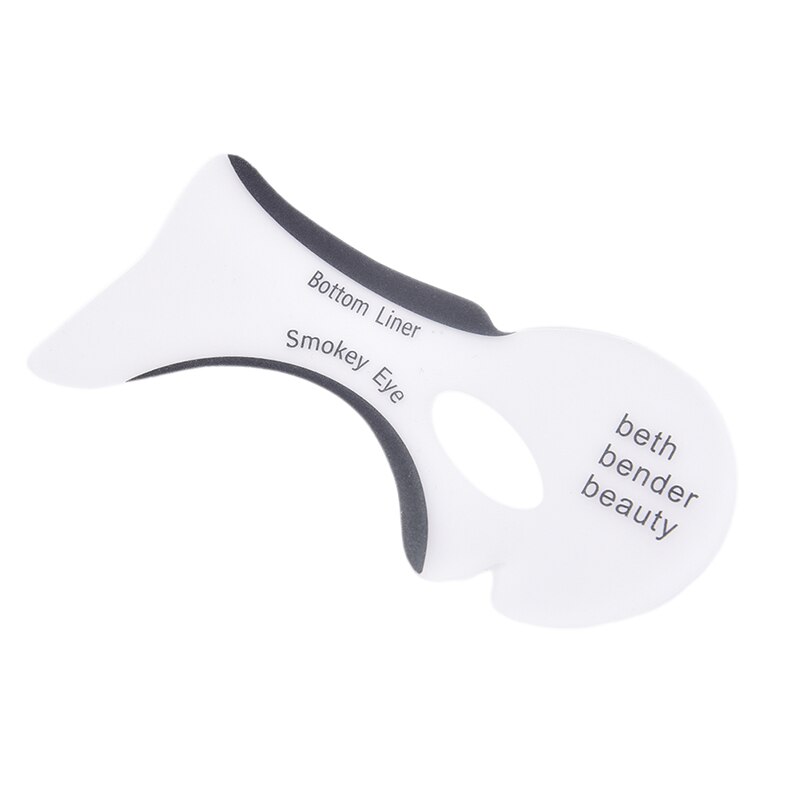 2 stk pro øjenbryn skabelon kort eyeliner stenciler vingede eyeliner stencil modeller skabelon forme øjenskygge makeup værktøjer flot