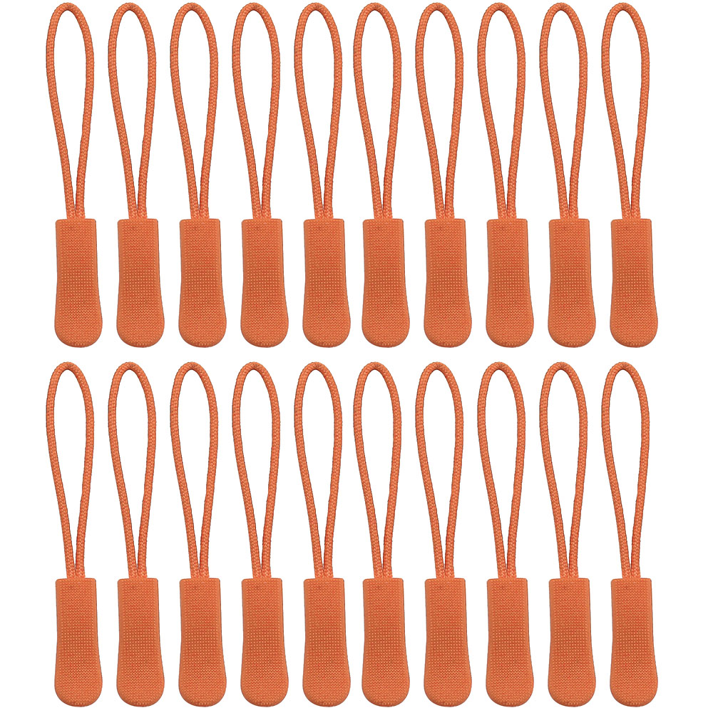 20 PCS Color Zipper Pull Puller End Fit Rope Tag Clothing Zip Fixer Broken Buckle Zip Cord Tab Clothes Suitcase Backpacks Etc...: Antique Zinc