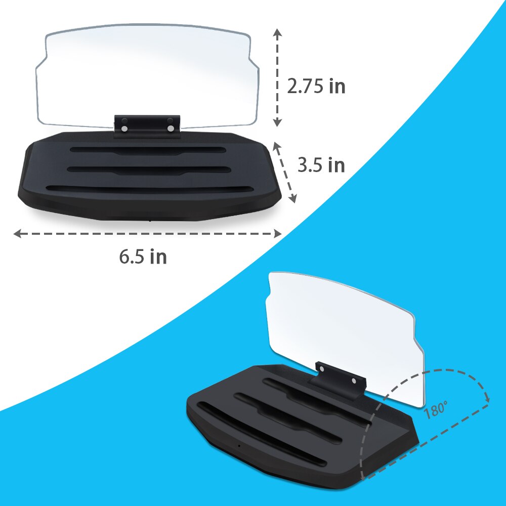 Neue HUD Head Up Display Handy-Navigation GPS Projektor 10W Qi Drahtlose Ladegerät Pad Smartphone Halter Auto Lade halterung
