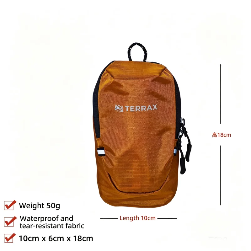 Outdoor Arm Bag Multifunctional Hiking Storage Bag Water Bottle Phone Pouch Adjustable Expand Backpack for Camping Hiking Sports: YELLOW