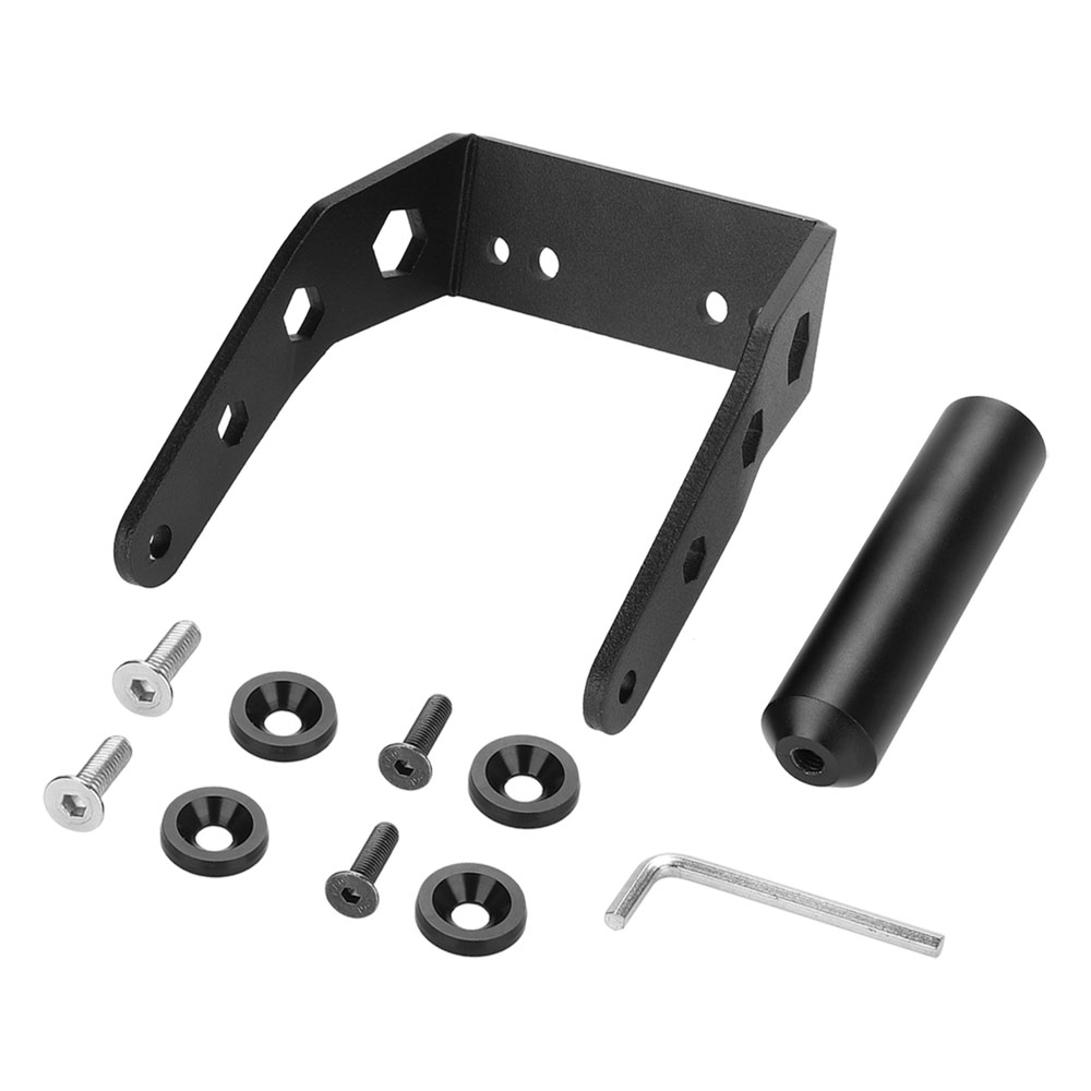 Universele Handvat Kit Aluminium Elektrische Scooter Bewerkt Handvat Elektrische Scooter Voor Dualtron 1 2 3 Thunder Adelaar Ultra Onderdelen: Black