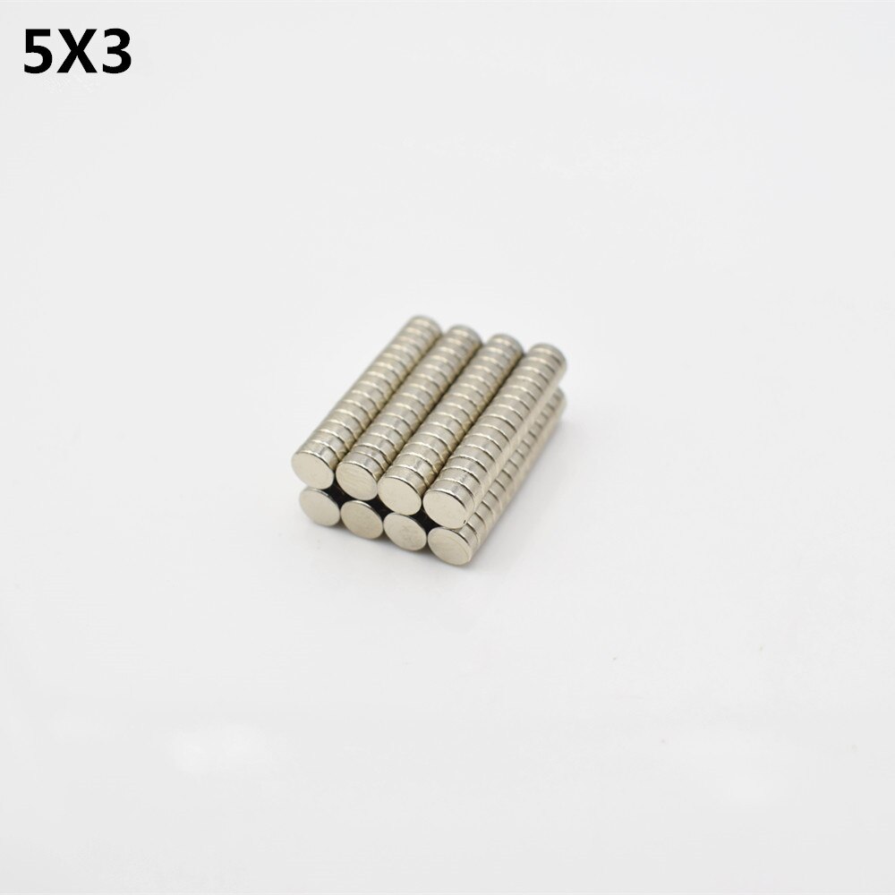 50Pcs Neodymium Magnet Permanent N35 NdFeB Super Strong Powerful Small Round Magnetic Magnets Disc