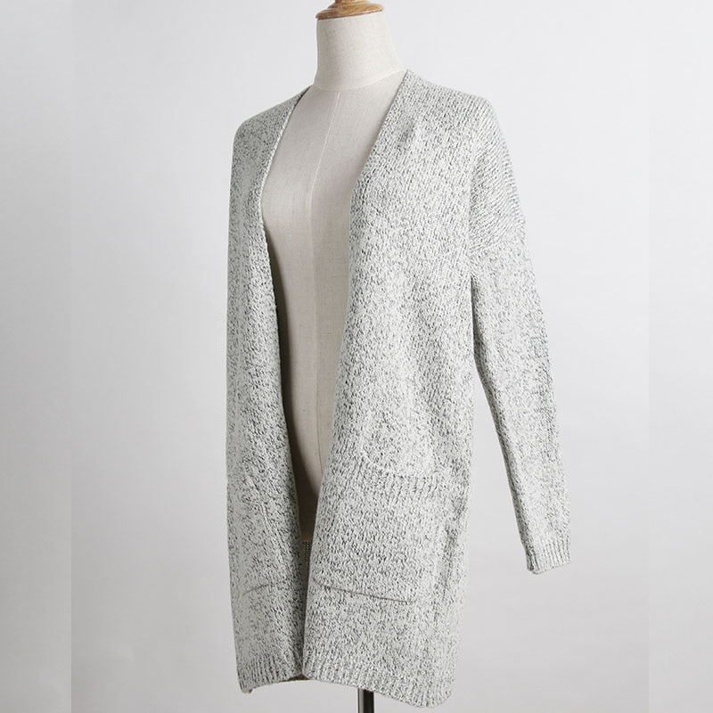 Autumn Winter Women Long Sleeve loose knitting cardigan sweater Womens Knitted Female Cardigan pull femme
