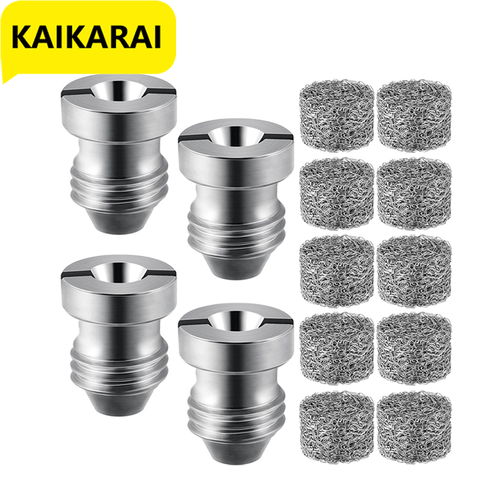 Schuimgenerator voor het wassen Automotive Kanonsproeier Schuimlans Opening Mondstuk Mesh Filter 0,9 MM tot 1,4 MM Autowasbenodigdheden