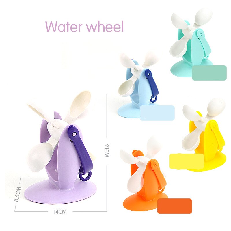 Giocattoli estivi da spiaggia in plastica morbida per bambini giochi Set di scatole di sabbia per acqua Set di secchielli da spiaggia interattivi per bambini gioco di acqua di sabbia giochi di carrelli: 034A windmill random